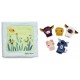 Livre tissu et 5 marionnettes a doigt bebes animaux - lilliputiens-lilojouets-questembert-muzillac-morbihan
