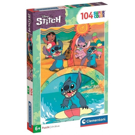 PUZZLE LILO ET STITCH DISNEY 104 PIECES 38X27CM-LiloJouets-Questembert-Muzillac-Morbihan