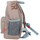 Sac a dos marron bleu dino world-lilojouets-questembert-muzillac-morbihan