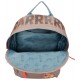 Sac a dos marron bleu dino world-lilojouets-questembert-muzillac-morbihan