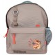 Sac a dos marron bleu dino world-lilojouets-questembert-muzillac-morbihan
