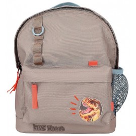 SAC A DOS MARRON BLEU DINO WORLD-LiloJouets-Questembert-Muzillac-Morbihan