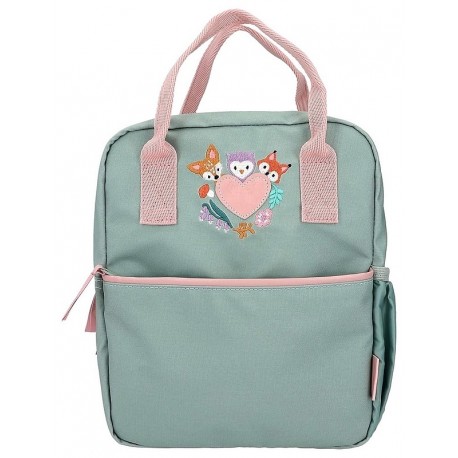 PETIT SAC A DOS VERT/ROSE WILD FOREST - PRINCESS MIMI-LiloJouets-Questembert-Muzillac-Morbihan