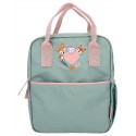 PETIT SAC A DOS VERT/ROSE WILD FOREST - PRINCESS MIMI