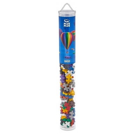 TUBE PLUS-PLUS BASIC 100 PIECES - PP4023-LiloJouets-Questembert-Muzillac-Morbihan