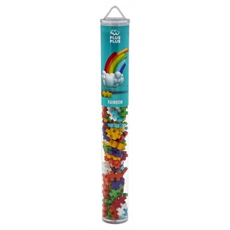 TUBE PLUS-PLUS ARC-EN-CIEL 100 PIECES - PP4265-LiloJouets-Questembert-Muzillac-Morbihan