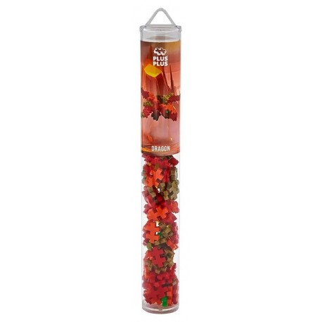 TUBE PLUS-PLUS DRAGON 100 PIECES - PP4267-LiloJouets-Questembert-Muzillac-Morbihan