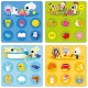 Jeu loto de la maison - 4 planches 15x15cm et 24 pions-lilojouets-questembert-muzillac-morbihan