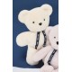 Peluche ours dorlotin pain d'epice ivoire 20cm - fabrication française-lilojouets-questembert-muzillac-morbihan