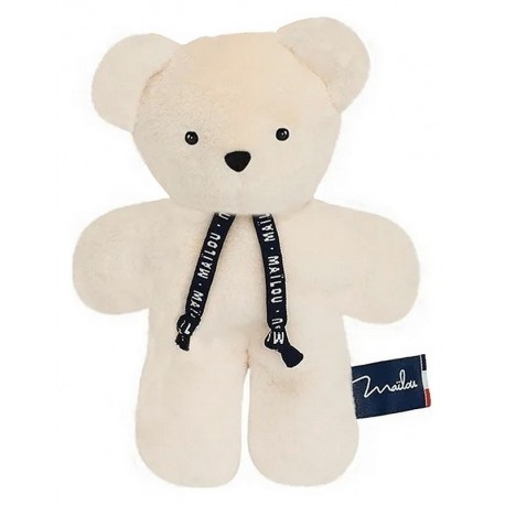 PELUCHE OURS DORLOTIN PAIN D'EPICE IVOIRE 20CM - Fabrication française-LiloJouets-Questembert-Muzillac-Morbihan