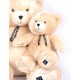 Peluche ours brun champagne maÏlou 35cm - fabrication française-lilojouets-questembert-muzillac-morbihan