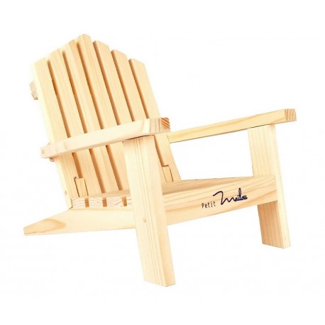 MINI CHAISE JARDINIER FAUTEUIL PLIANT EN BOIS - 16X20X18CM POUR NOUNOURS POUPEES-LiloJouets-Questembert-Muzillac-Morbihan