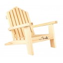 MINI CHAISE JARDINIER FAUTEUIL PLIANT EN BOIS - 16X20X18CM POUR NOUNOURS POUPEES