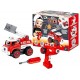 Camion pompier radiocom. demontable avec visseuse-lilojouets-questembert-muzillac-morbihan