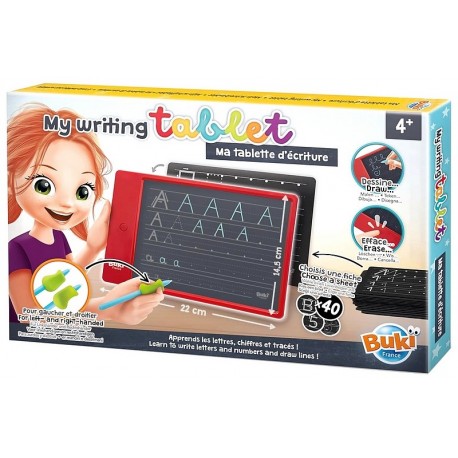 MA TABLETTE D'ECRITURE - POUR GAUCHER ET DROITIER 40 FICHES - BUKI-LiloJouets-Questembert-Muzillac-Morbihan