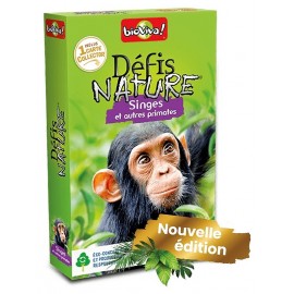 DEFIS NATURE SINGES ET AUTRES PRIMATES - 36 CARTES - BIOVIVA-LiloJouets-Questembert-Muzillac-Morbihan