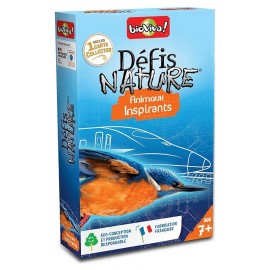 DEFIS NATURE ANIMAUX INSPIRANTS - 36 CARTES - BIOVIVA-LiloJouets-Questembert-Muzillac-Morbihan