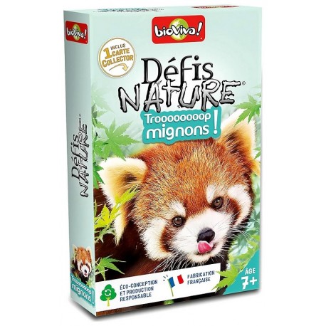 DEFIS NATURE TROP MIGNONS - 36 CARTES - BIOVIVA-LiloJouets-Questembert-Muzillac-Morbihan