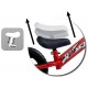 Draisienne rouge metal - flat track balance bike 28kg max - chicos-lilojouets-questembert-muzillac-morbihan