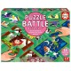Puzzles battle junior contes 16x9 pieces - 16 cartes d'images - educa-lilojouets-questembert-muzillac-morbihan