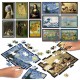 Puzzles battle peintures art 12x42 pieces - 12 cartes d'images - educa-lilojouets-questembert-muzillac-morbihan