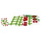 Coffret floral art roses 40cm a assembler - papier carton plastique - educa-lilojouets-questembert-muzillac-morbihan