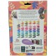 Pack 12 marqueurs acryliques floral - double pointe multi-supports - graph'it go-lilojouets-questembert-muzillac-morbihan
