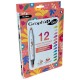 Pack 12 marqueurs acryliques floral - double pointe multi-supports - graph'it go-lilojouets-questembert-muzillac-morbihan