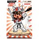 Kit figurine a colorier samurai 15cm bois - avec 4 marqueurs - manga chibis-lilojouets-questembert-muzillac-morbihan