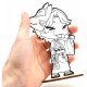 Kit figurine a colorier matsuri 15cm bois - avec 4 marqueurs - manga chibis-lilojouets-questembert-muzillac-morbihan