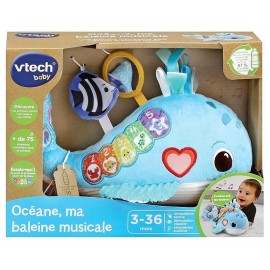 OCEANE MA BALEINE MUSICALE - PELUCHE INTERACTIVE VTECH-LiloJouets-Questembert-Muzillac-Morbihan