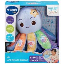 LILA LUMI PIEUVRE PELUCHE MUSICALE - VTECH BABY-LiloJouets-Questembert-Muzillac-Morbihan