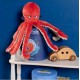 Peluche poupee poulpe pauliie 30cm - les aventures - avec boite moulin roty-lilojouets-questembert-muzillac-morbihan