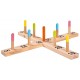 Jeu des anneaux croix de bois 50x50cm-lilojouets-questembert-muzillac-morbihan