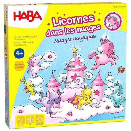 JEU LICORNES DANS LES NUAGES - NUAGES MAGIQUES - HABA-LiloJouets-Questembert-Muzillac-Morbihan