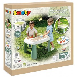TABLE SABLE ET EAU 2EN1 AVEC ACCESSOIRES - SMOBY LIFE-LiloJouets-Questembert-Muzillac-Morbihan
