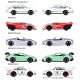 Coffret racing 5 voitures porsche 1.64e - turbo lanceur avec podium - majorette-lilojouets-questembert-muzillac-morbihan