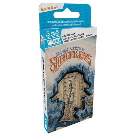 JEU CARTES UNLOCK - DANS LA TETE DE SHERLOCK HOLMES - SHORT ADVENTURES-LiloJouets-Questembert-Muzillac-Morbihan