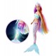 Poupee steffi sirene lumineuse 29cm avec longs cheveux arc en ciel-lilojouets-questembert-muzillac-morbihan