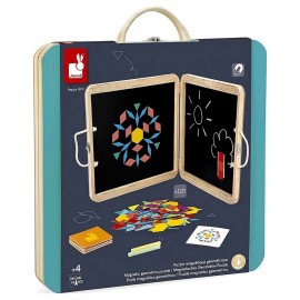 MALLETTE PUZZLE MAGNETIQUE GEOMETRIQUE - JANOD-LiloJouets-Questembert-Muzillac-Morbihan