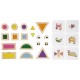 Blocs translucides - 12 pieces bois - janod-lilojouets-questembert-muzillac-morbihan