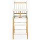 Chaise haute en bois 23x28x53cm pour poupon 42cm - gamme zen janod-lilojouets-questembert-muzillac-morbihan