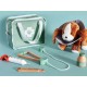 La mallette du veterinaire - sac souple et accessoires bois - janod-lilojouets-questembert-muzillac-morbihan
