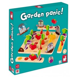 JEU GARDEN PANIC - GARE A LA TAUPE - JEU D'ASSOCIATION EN BOIS - JANOD-LiloJouets-Questembert-Muzillac-Morbihan