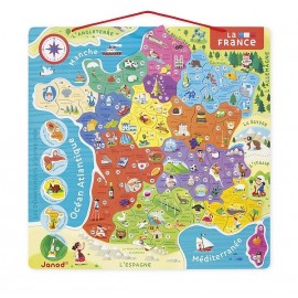 PUZZLE FRANCE MAGNETIQUE - Jouets56.fr - Magasins Jouets SAJOU du Morbihan en Bretagne