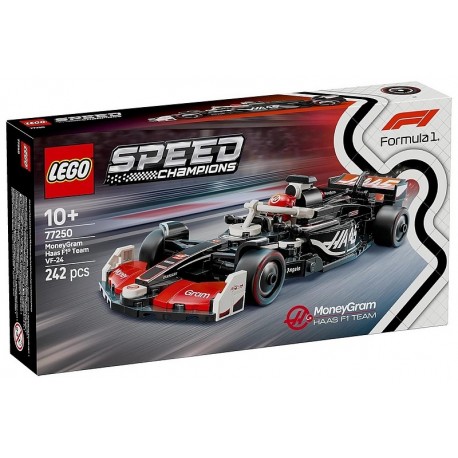 77250 VOITURE F1 MONEYGRAM HAAS TEAM VF24 - LEGO SPEED CHAMPIONS FORMULA 1-LiloJouets-Questembert-Muzillac-Morbihan