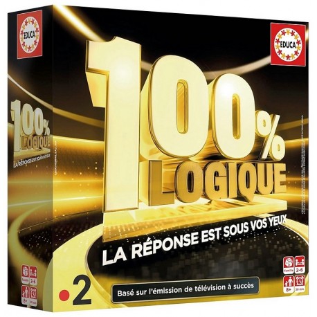 JEU 100% LOGIQUE - LA REPONSE EST SOUS VOS YEUX - EDUCA-LiloJouets-Questembert-Muzillac-Morbihan