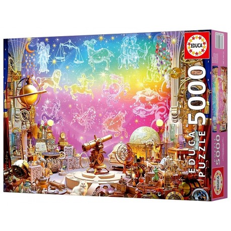 PUZZLE ASTROLOGIE ASTRONOMIE 5000 PIECES 157X107CM - EDUCA-LiloJouets-Questembert-Muzillac-Morbihan