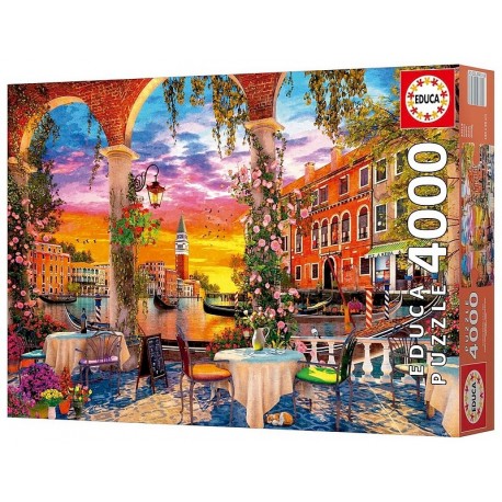 PUZZLE VENISE ILLUSTRATION 4000 PIECES 136X96CM - EDUCA-LiloJouets-Questembert-Muzillac-Morbihan