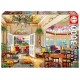 Puzzle vie en bord de mer illustration 3000 pieces 120x85cm - educa-lilojouets-questembert-muzillac-morbihan